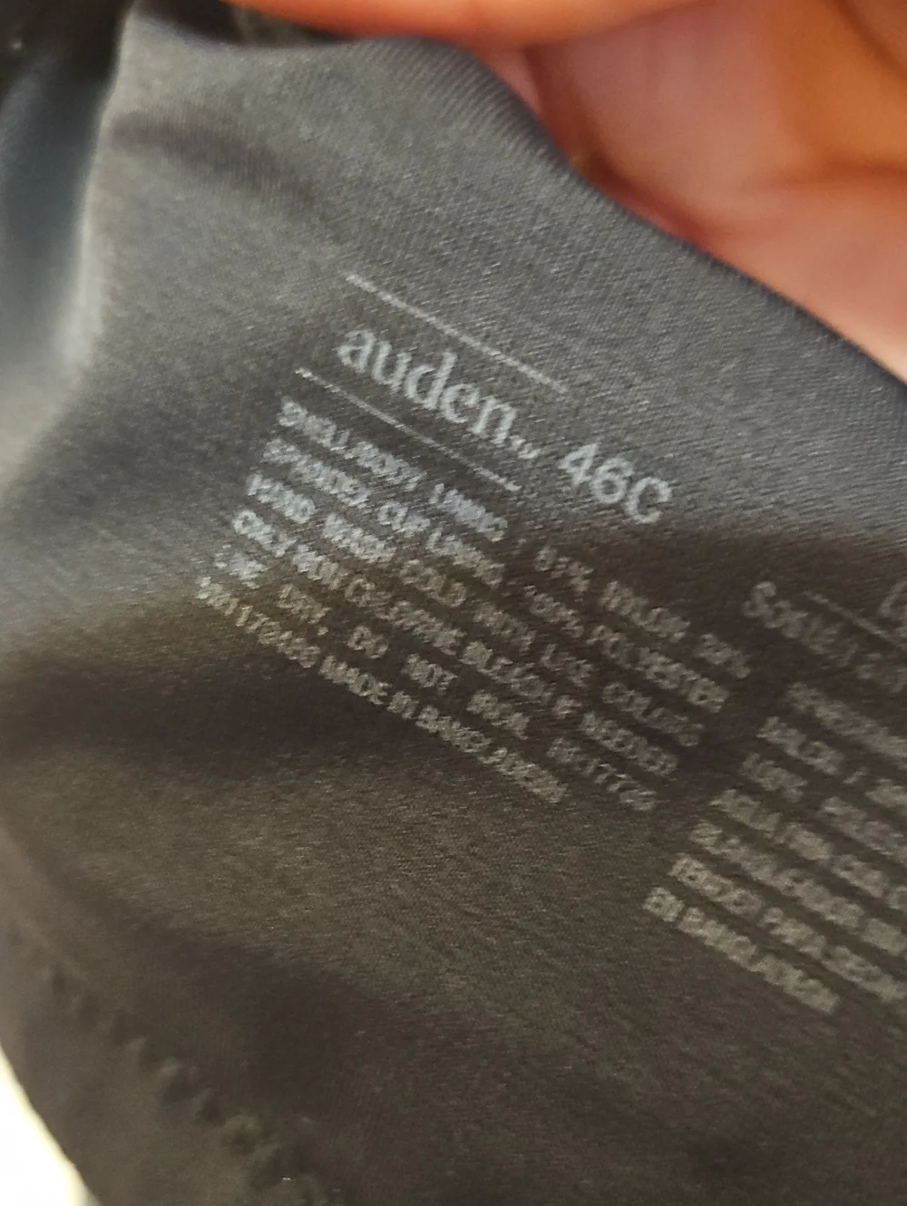 Auden 46C Lightly Lined Wire Free Bra